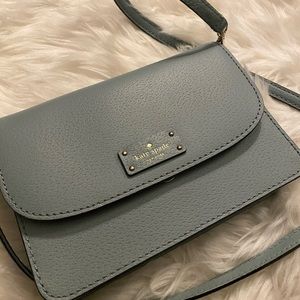 Kate Spade Crossbody Wallet Bag (Baby Blue)
